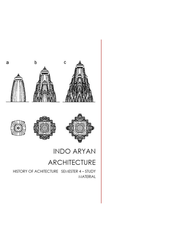Evolution of Indo Aryan Temple Design | PDF | Temple | Door