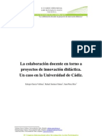 La Colaboración Docente en Torno A Proyectos