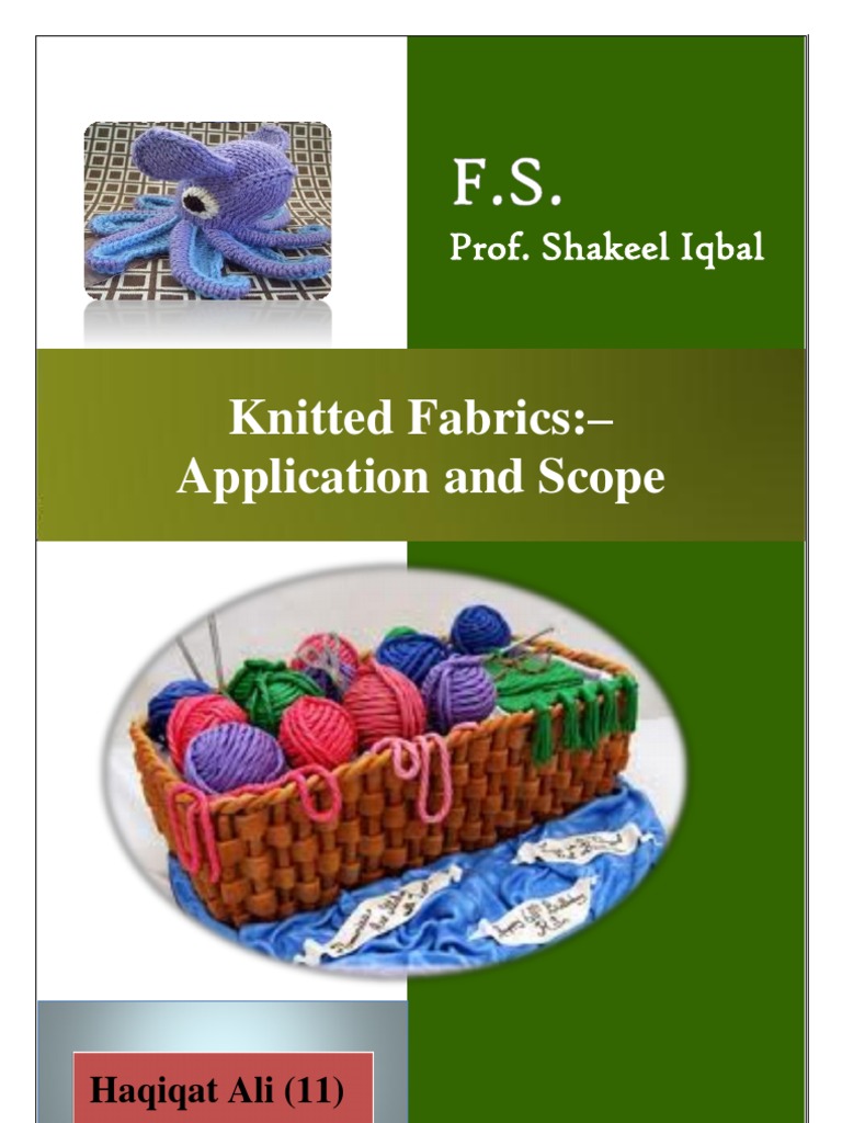 Knitted Fabric Application and Scope