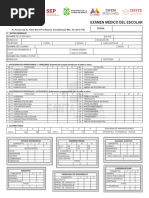 Formato de Certificado Médico Escolar | PDF