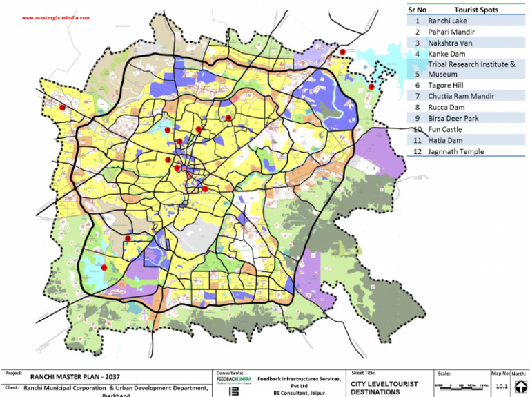 Ranchi City Level Tourist Destinations | PDF