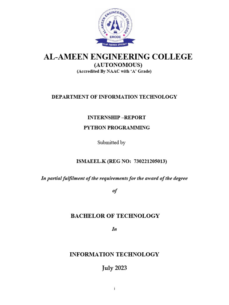 Ets Report Front Page-1 | PDF | Computers