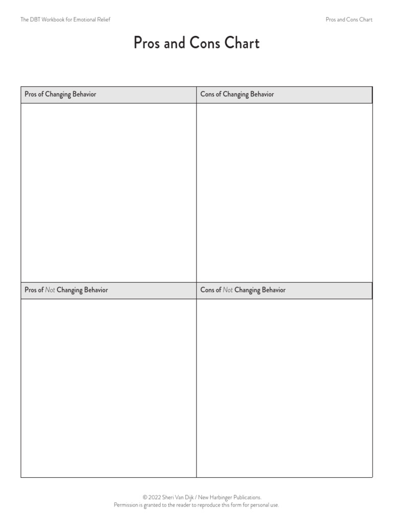 DBT Workbook for Emotional Relief | PDF | Emotions | Dialectical ...