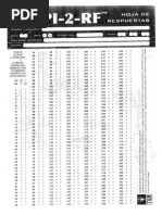 MMPI-2-RF Hoja de respuestas