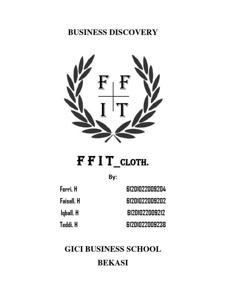 Strategi Bisnis FFIT_CLOTH untuk Brand Fashion | PDF | Bisnis | Seni
