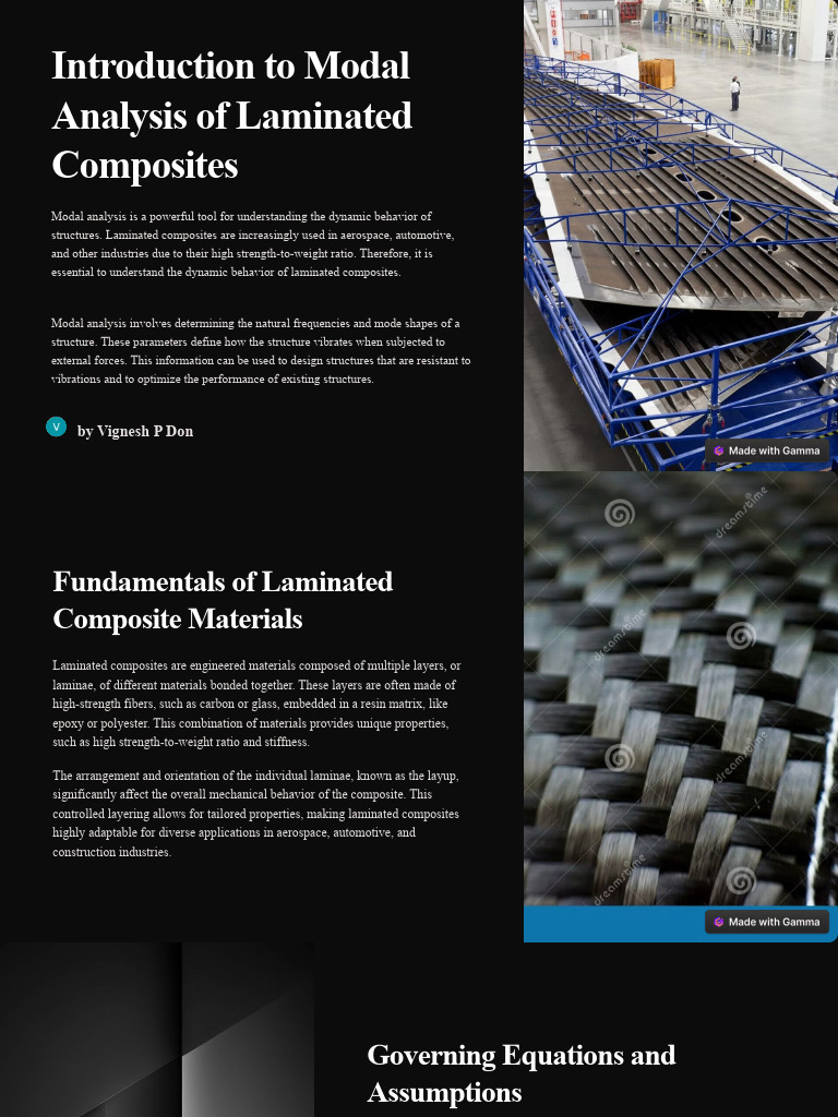 Modal Analysis of Laminated Composites | PDF | Composite Material ...