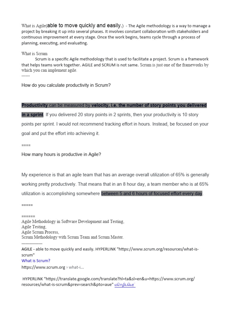 Agile Download Free Pdf Scrum Software Development Agile