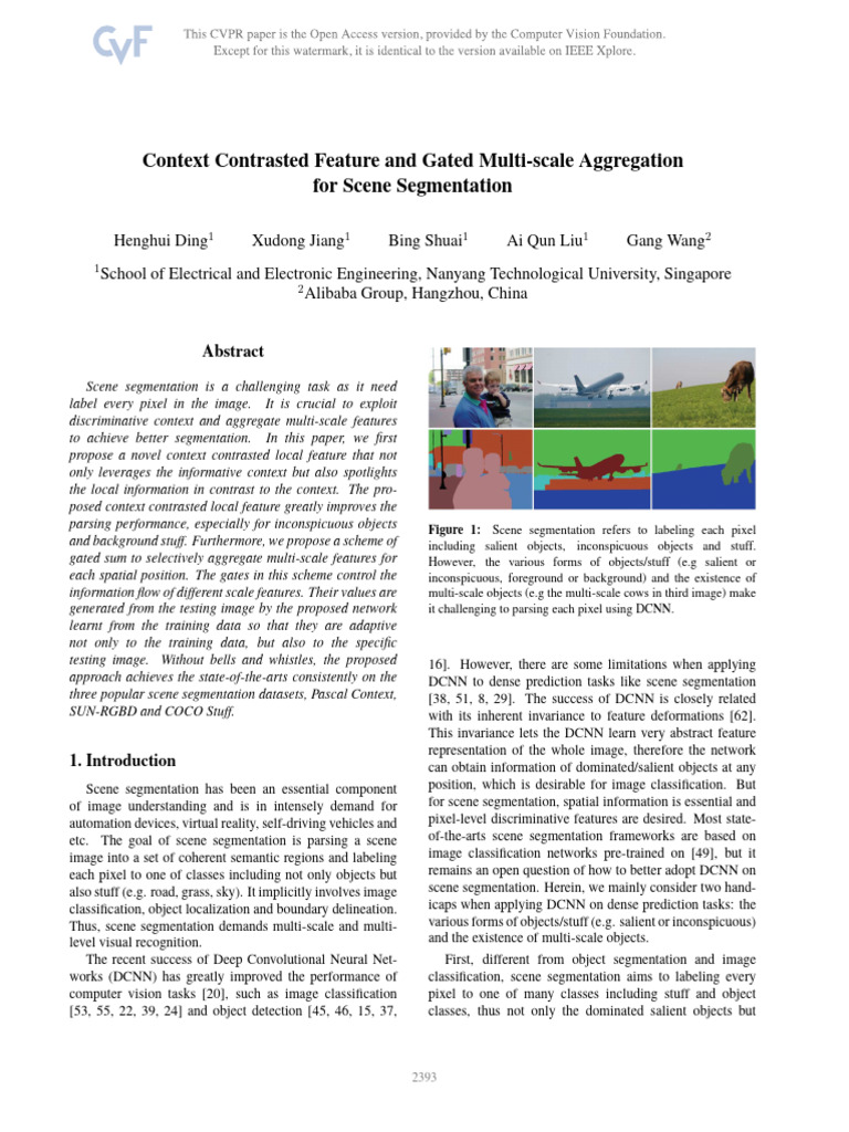 Scene Segmentation for Researchers | PDF | Image Segmentation ...