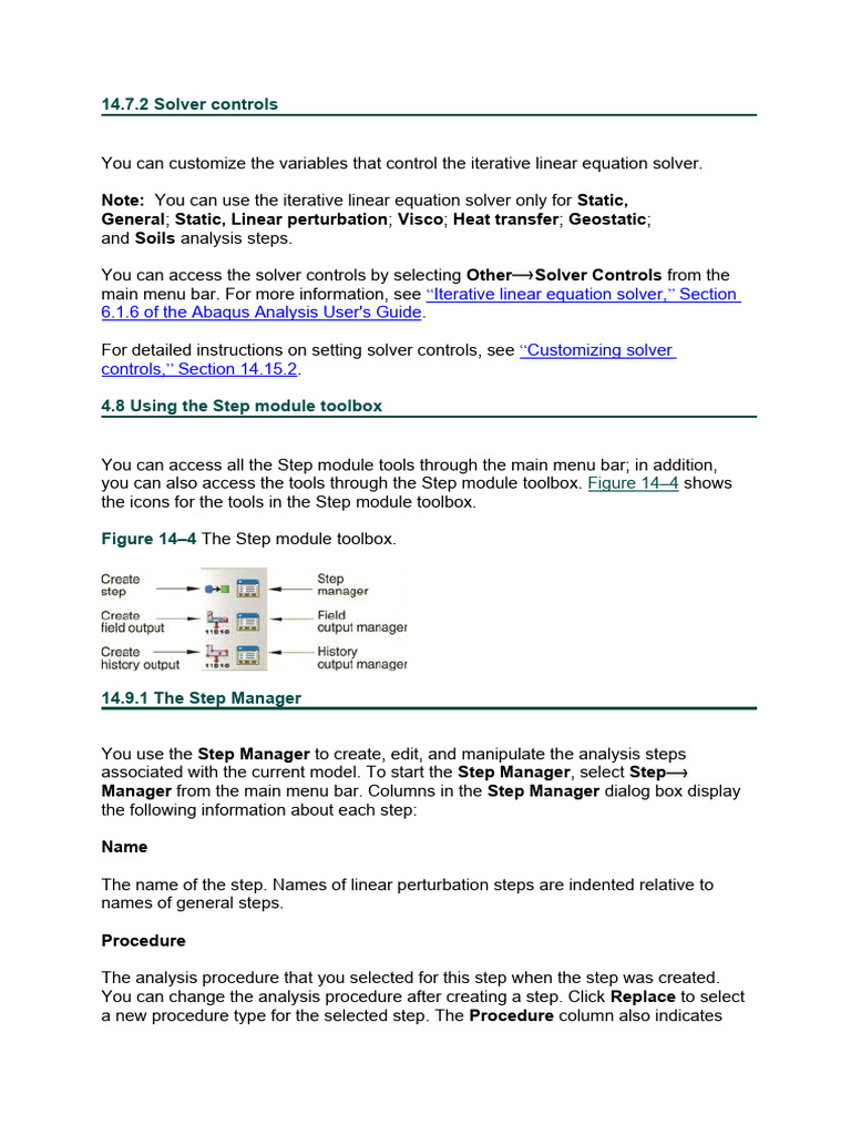 14 7 2 solver controls pdf viscoelasticity menu computing 