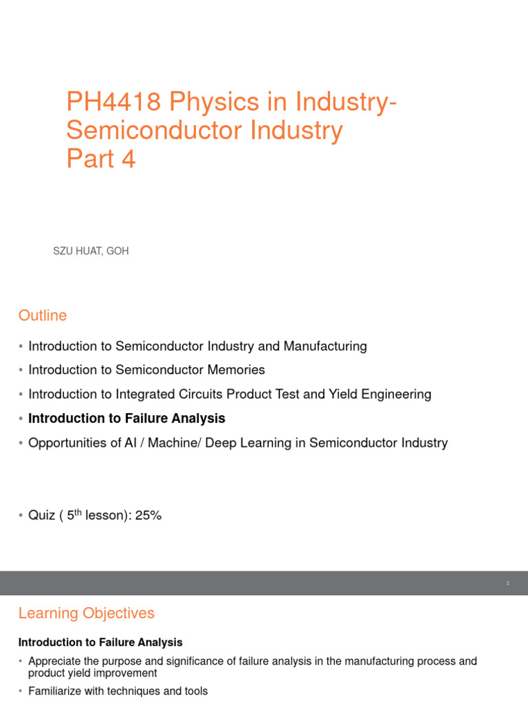 Semiconductor Industry Failure Analysis Guide | PDF | Microscopy ...
