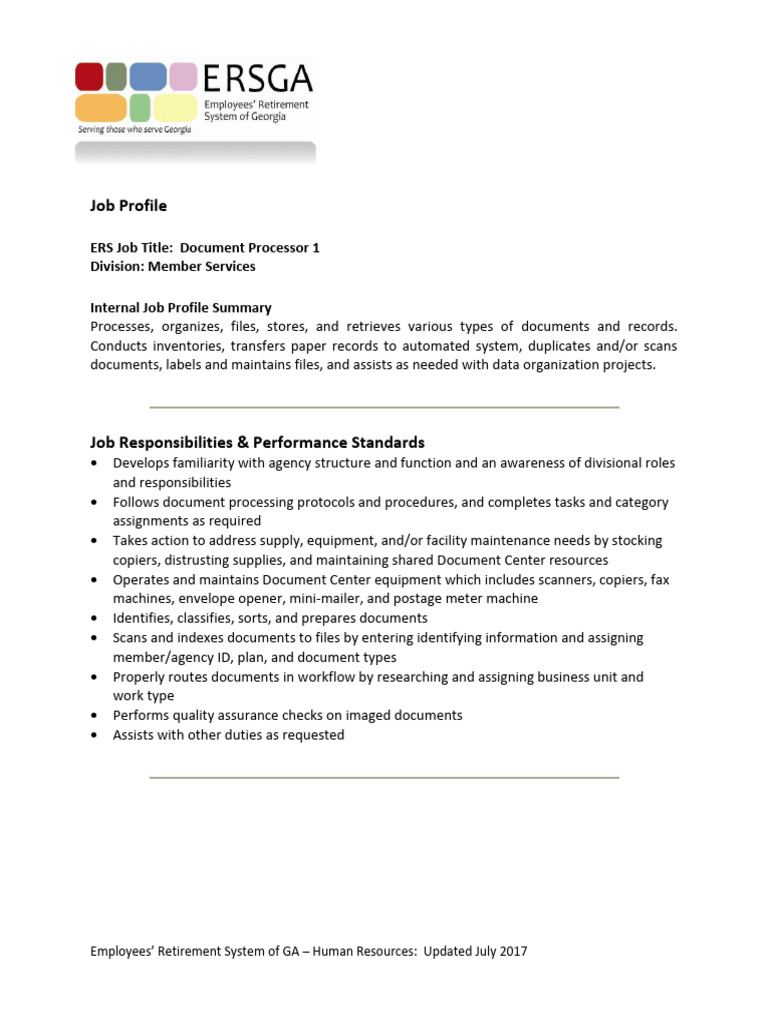 Document Processor I Job Overview | PDF | Image Scanner