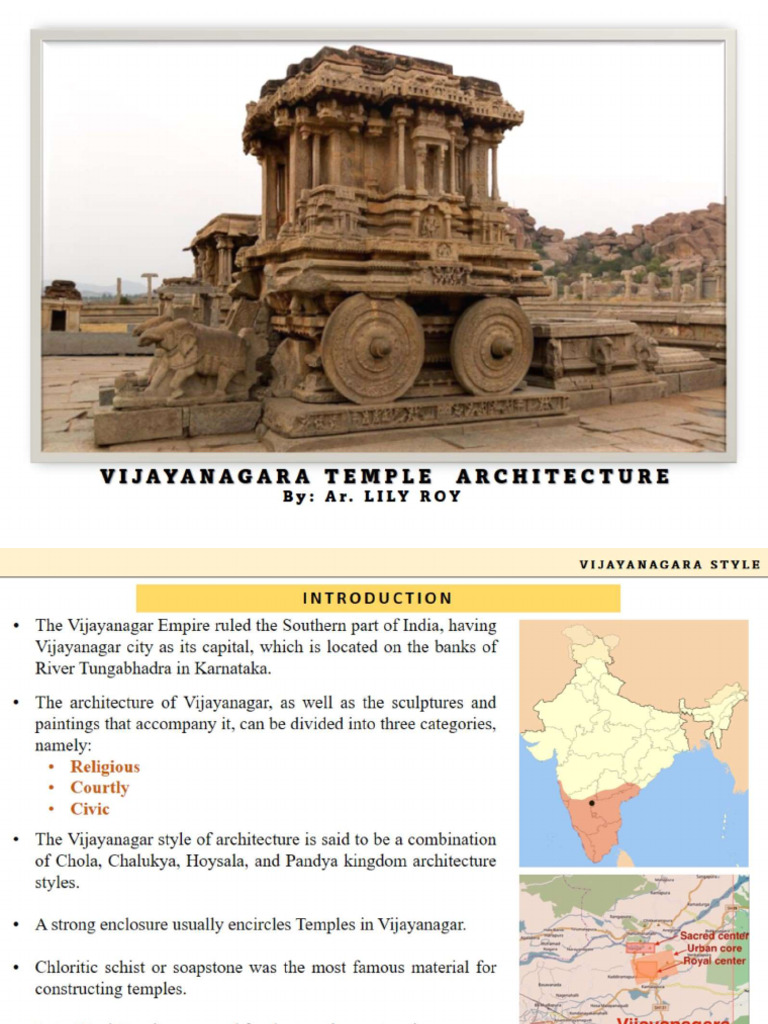 Vijayanagara Style Architecture | PDF