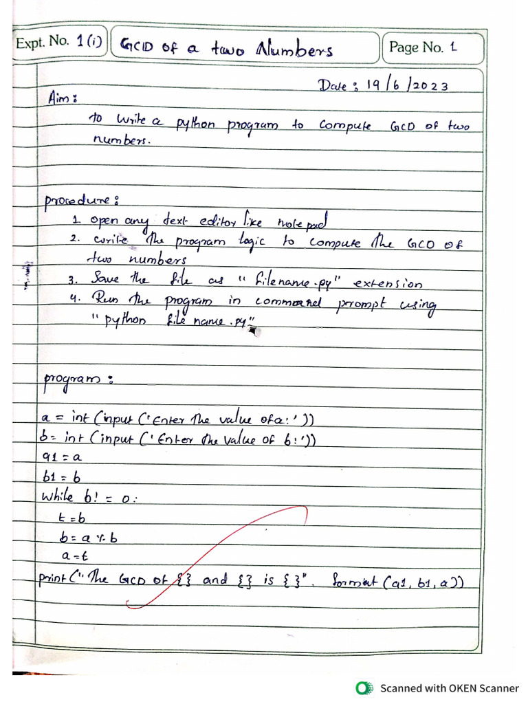 python practical part A & partB | PDF