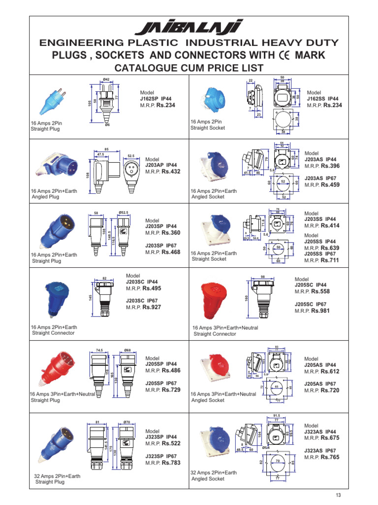Plug & Socket August 2021 | PDF | Electrical Connector | Electrical ...