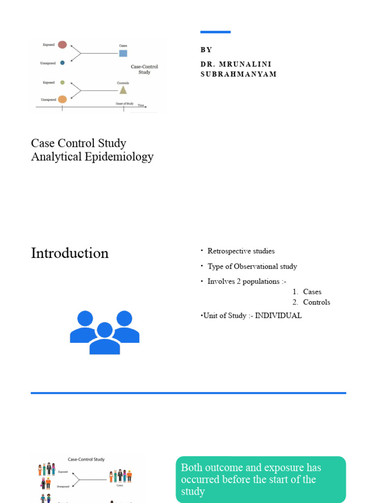 Case Control Study | PDF | Clinical Medicine | Public Health