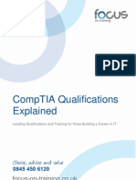 CompTIA Training Courses &amp; Qualifications Explained 1.01