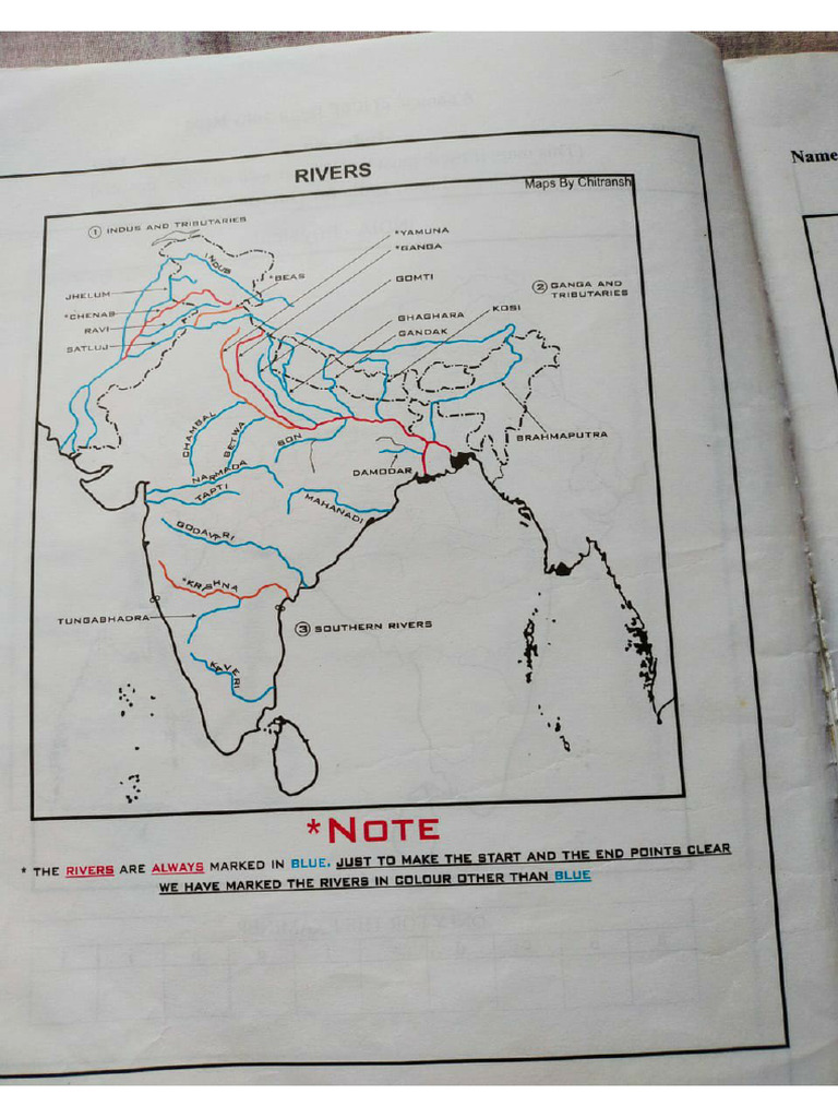 Map Pointing of India | PDF