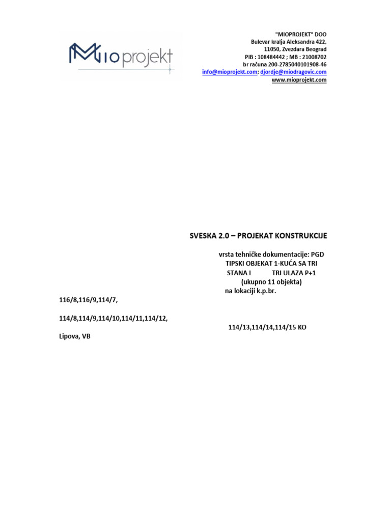 02 Projekat Konstrukcije | PDF