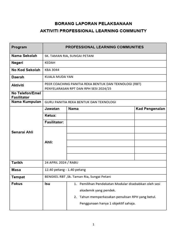 RBT Bil 1 | PDF | Karier & Perkembangan