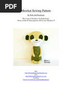 Free Puppet Pattern Puppet Nerd | PDF | Sewing | Clothing