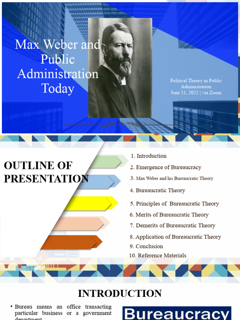 Bureaucratic Theory | PDF | Bureaucracy | Max Weber