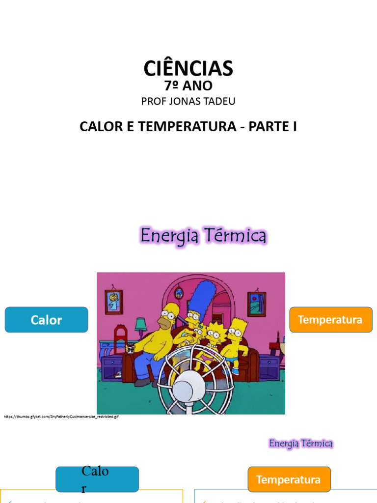 Calor e Temperatura Parte I | PDF | Temperatura | Calor
