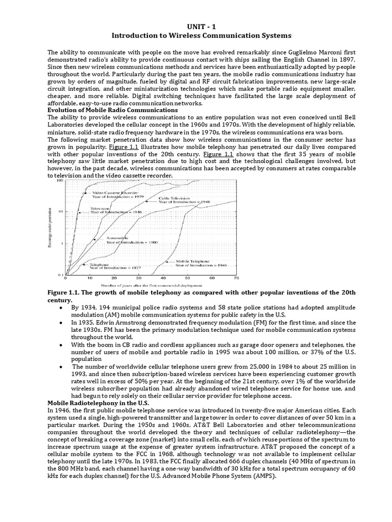 Evolution of Wireless Communication Systems | PDF | Cellular Network ...