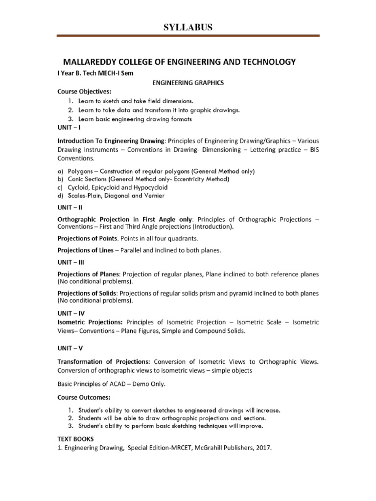 Engineering Graphics Manual | PDF