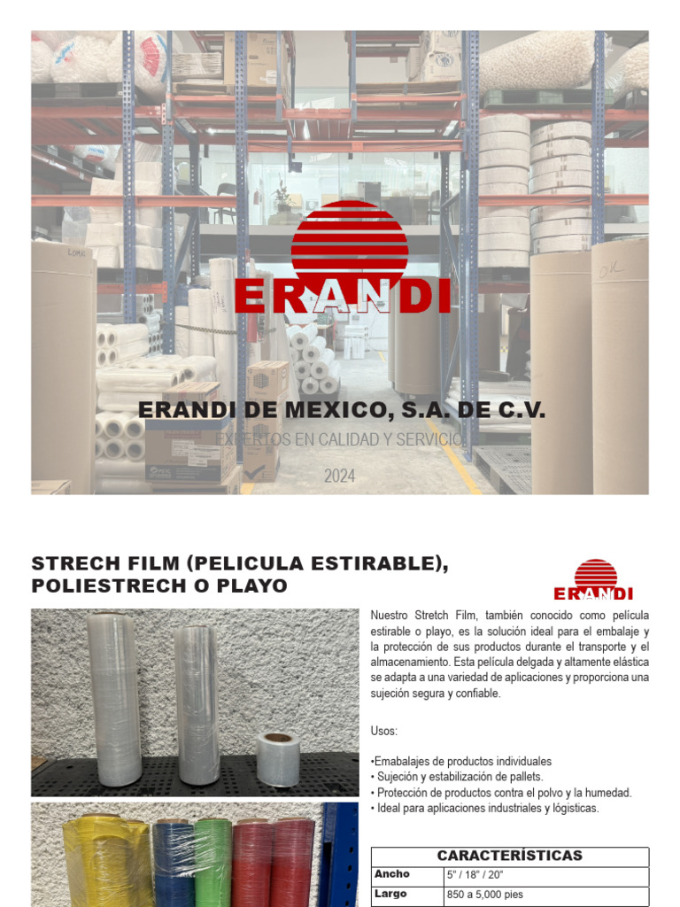 Catálogo Erandi de México 2024 | PDF | Papel | Cartón