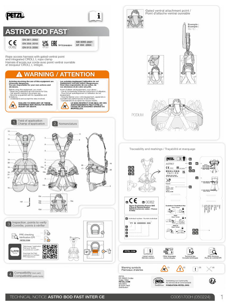 Technical - Notice - ASTRO BOD FAST CE - INTER 1 | PDF