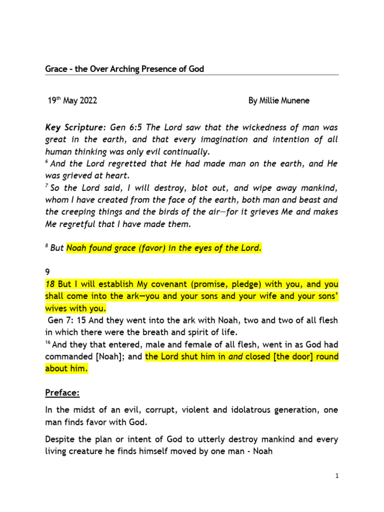 The Grace of God | PDF | Jesus | Grace In Christianity