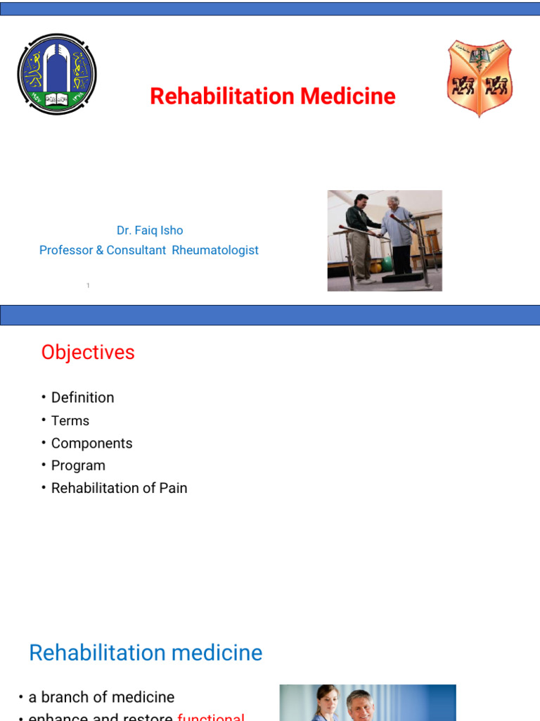 L4 Rehabilitation Medicine | PDF | Physical Therapy | Clinical Medicine