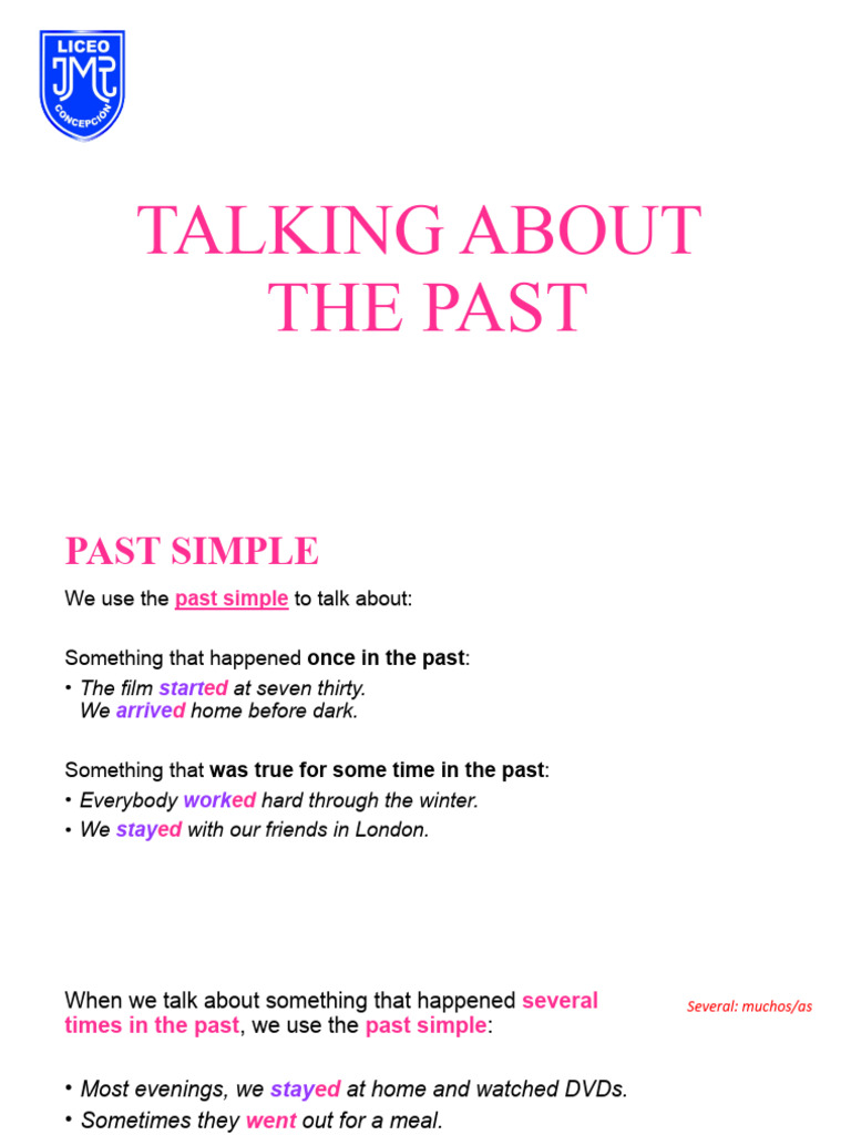 Past Simple Picture Dictionaries 129753 | PDF | Language Arts ...