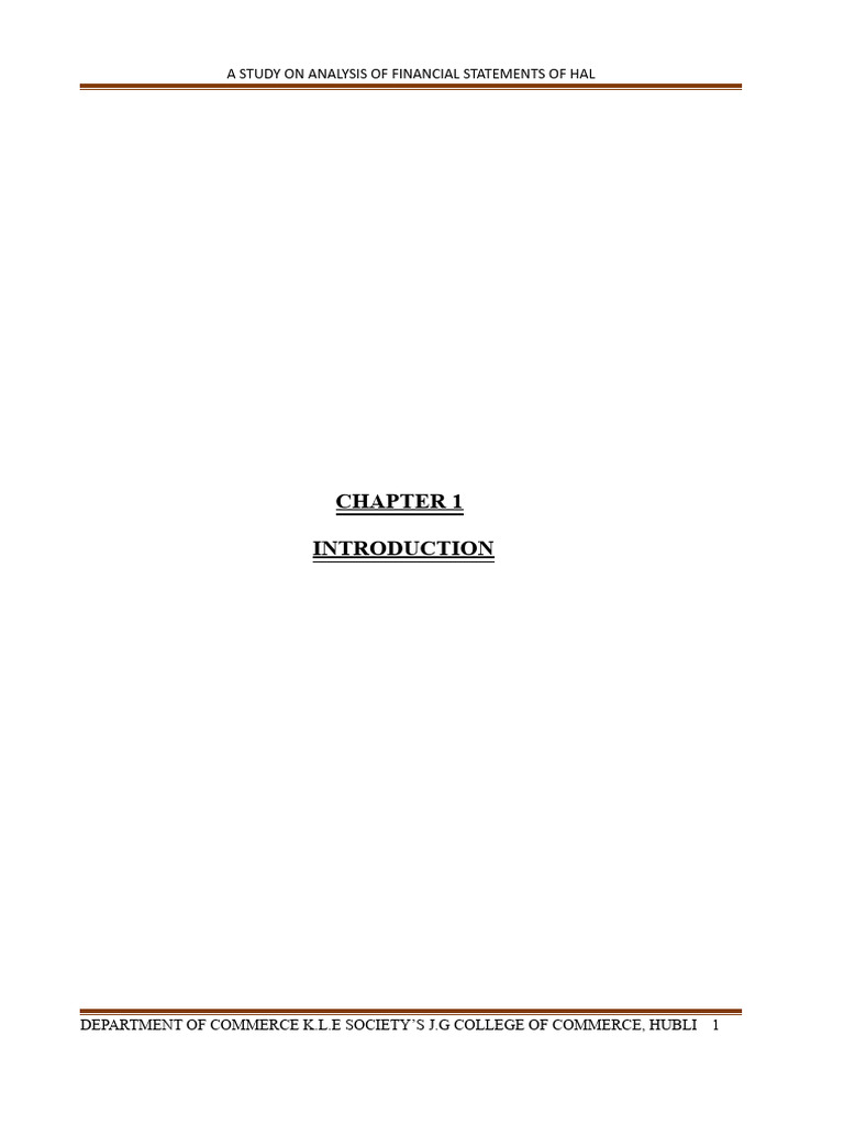 Financial Analysis of HAL Statements | PDF | Financial Accounting