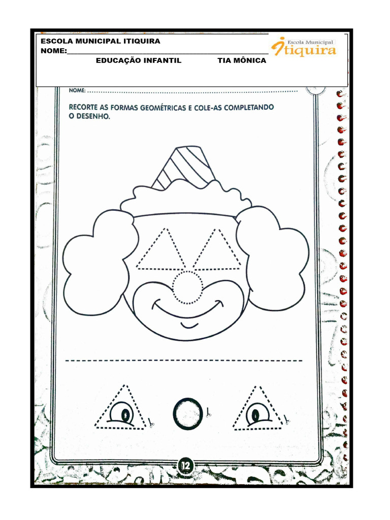 Atividades de Colagem para Educação Infantil | PDF | Carreira e Crescimento