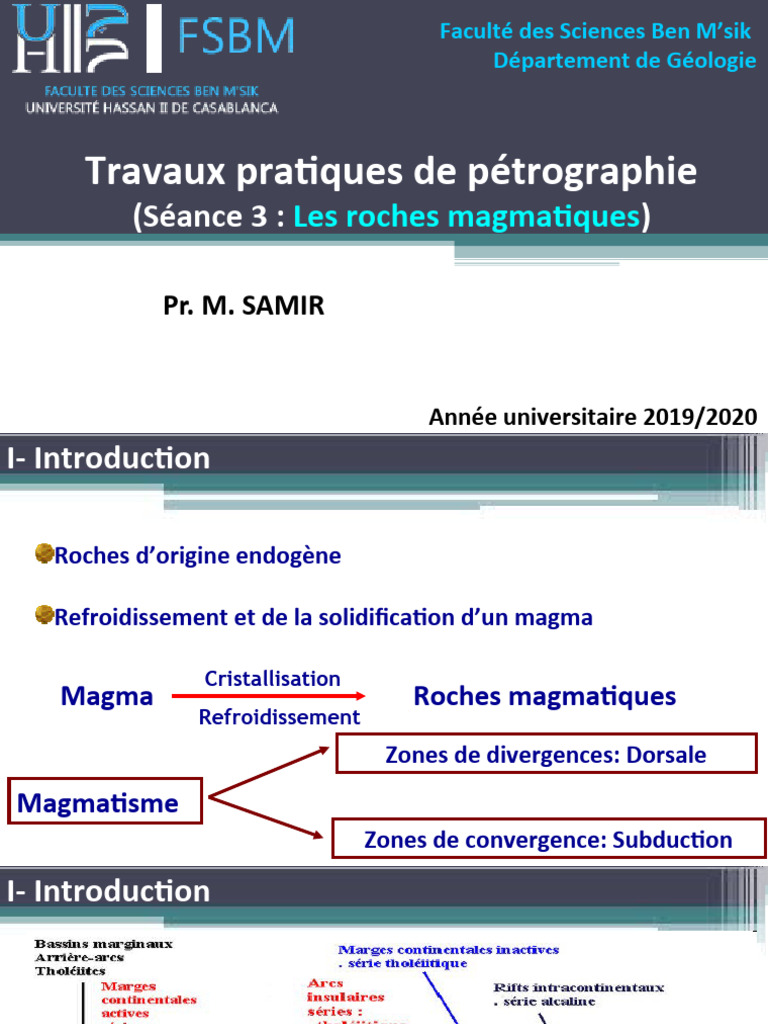 Classification des Roches Magmatiques | PDF | Roche magmatique | Granit