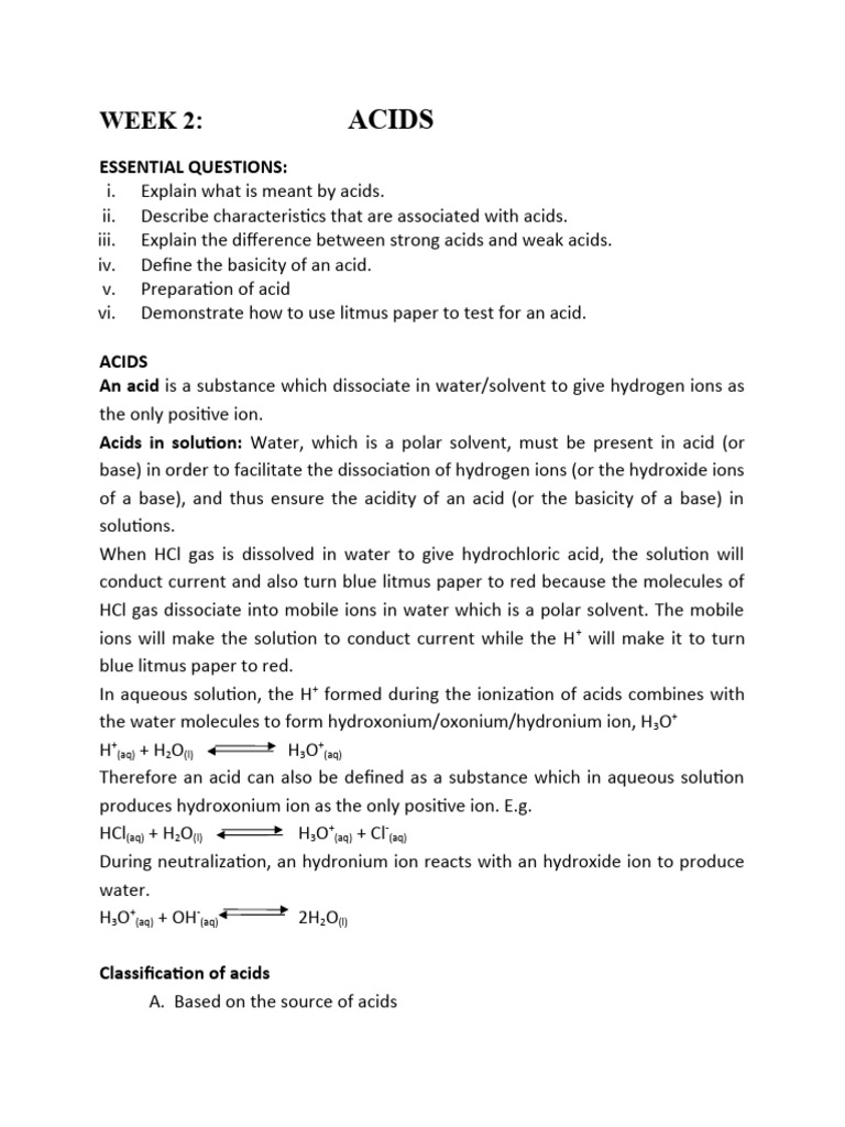 Lesson note for grade 10 3rd term pdf ph hydroxide