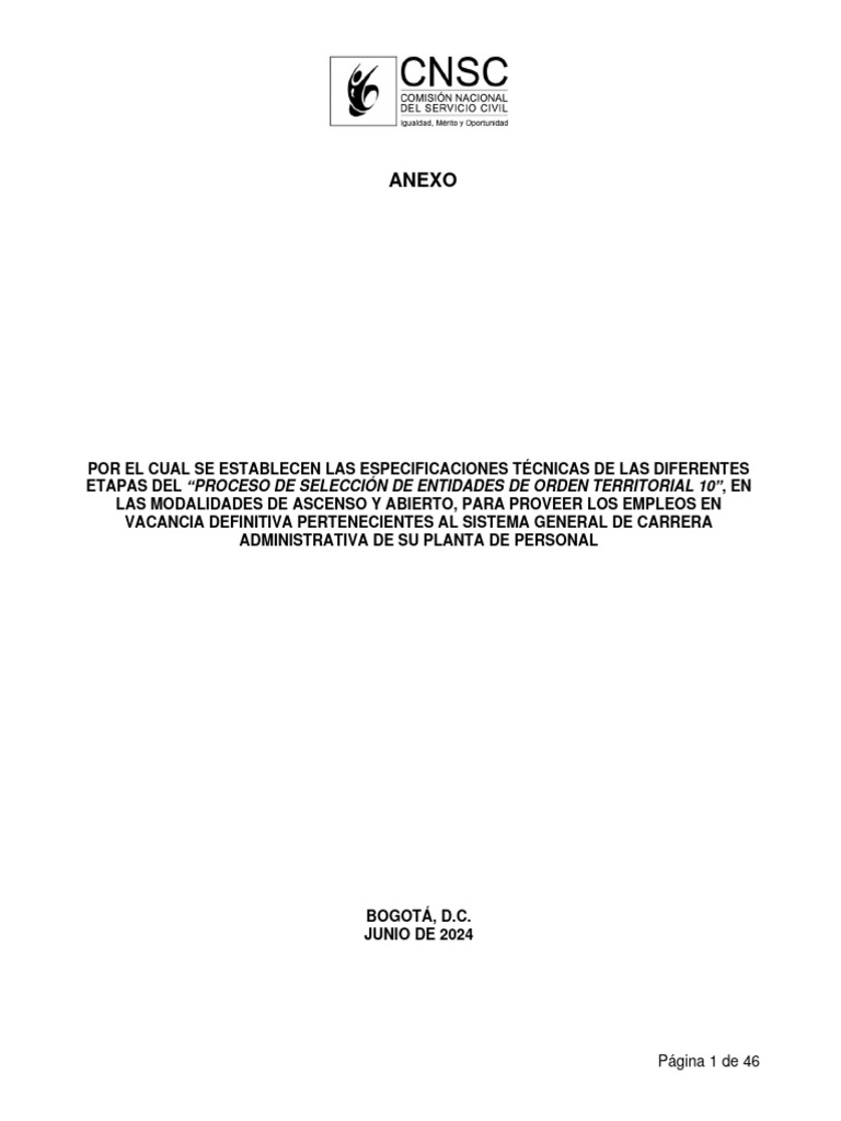 Anexo Tecnico Version Final | PDF | Educación más alta | Desarrollo ...