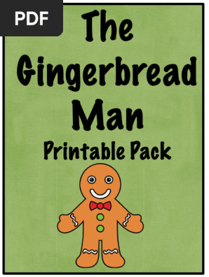 The Gingerbread Man Printable Pack 123HS4M a
