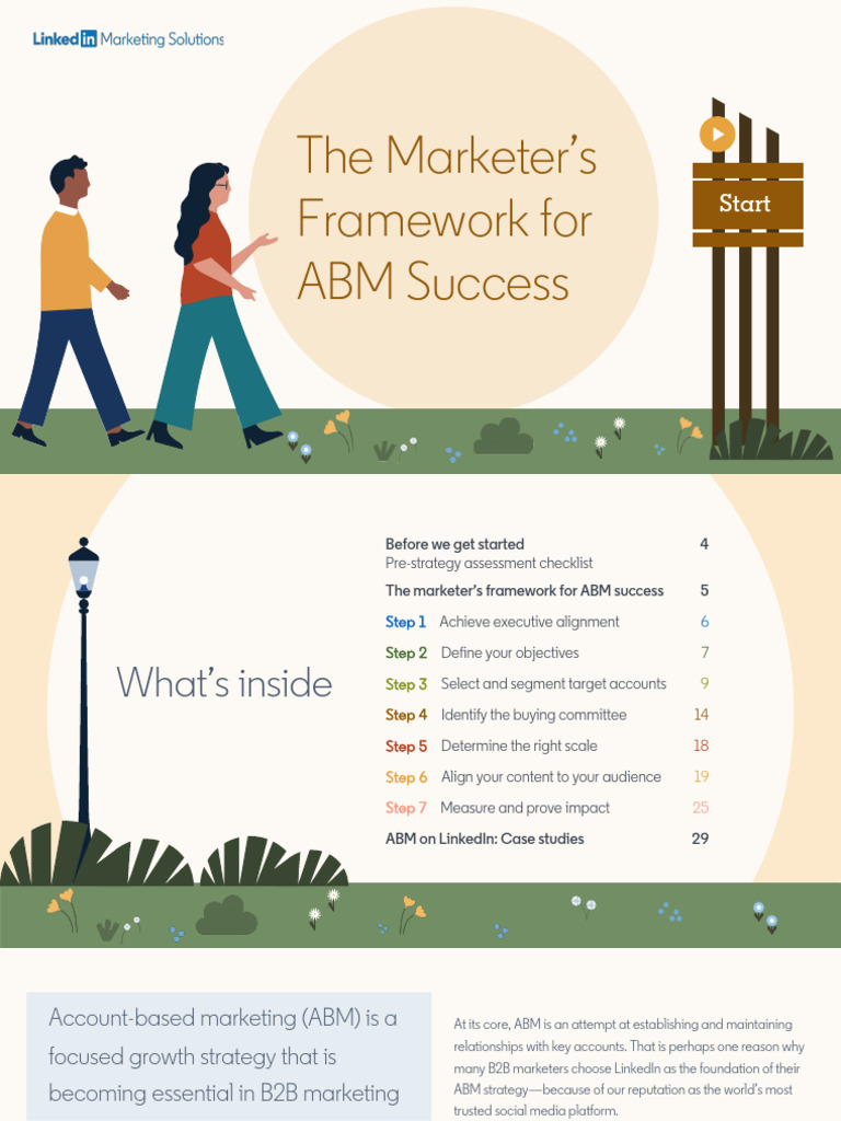 LinkedIn ABM Guide Final 201113 | PDF | Marketing | Linked In