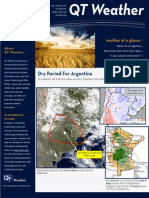 Morning Forecast: Dry Period For Argentina