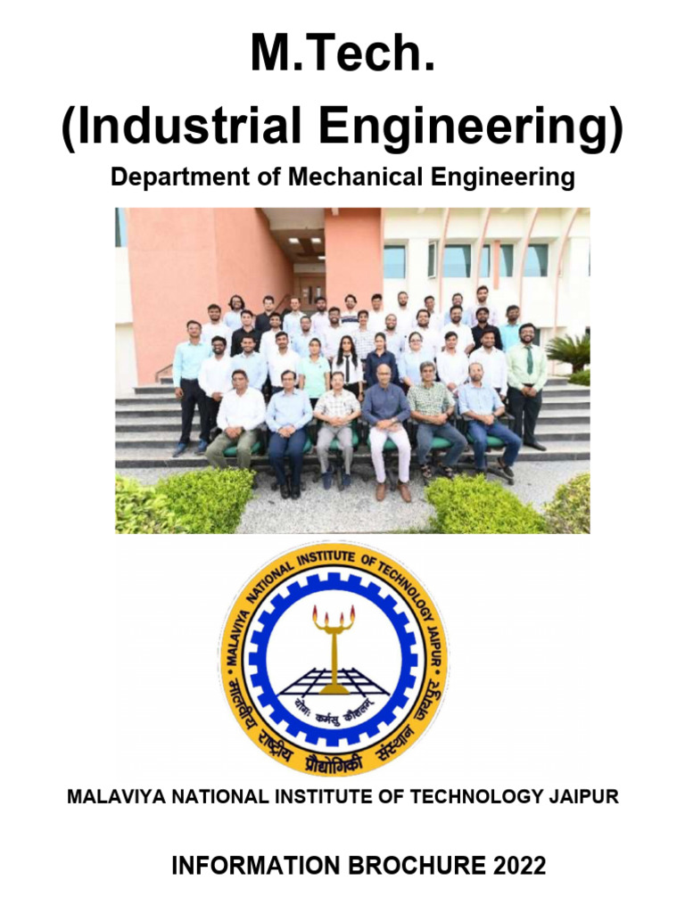 M.Tech. Industrial Engg 8pm | PDF | Engineering | Industrial Engineering