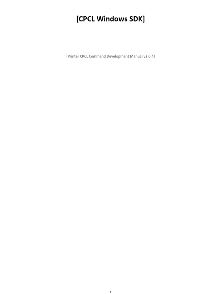 Cpcl windows sdk manual pdf parameter computer programming barcode