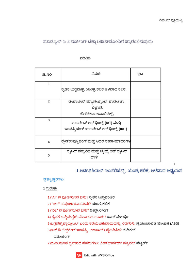 Digitalfluencynotes New | PDF
