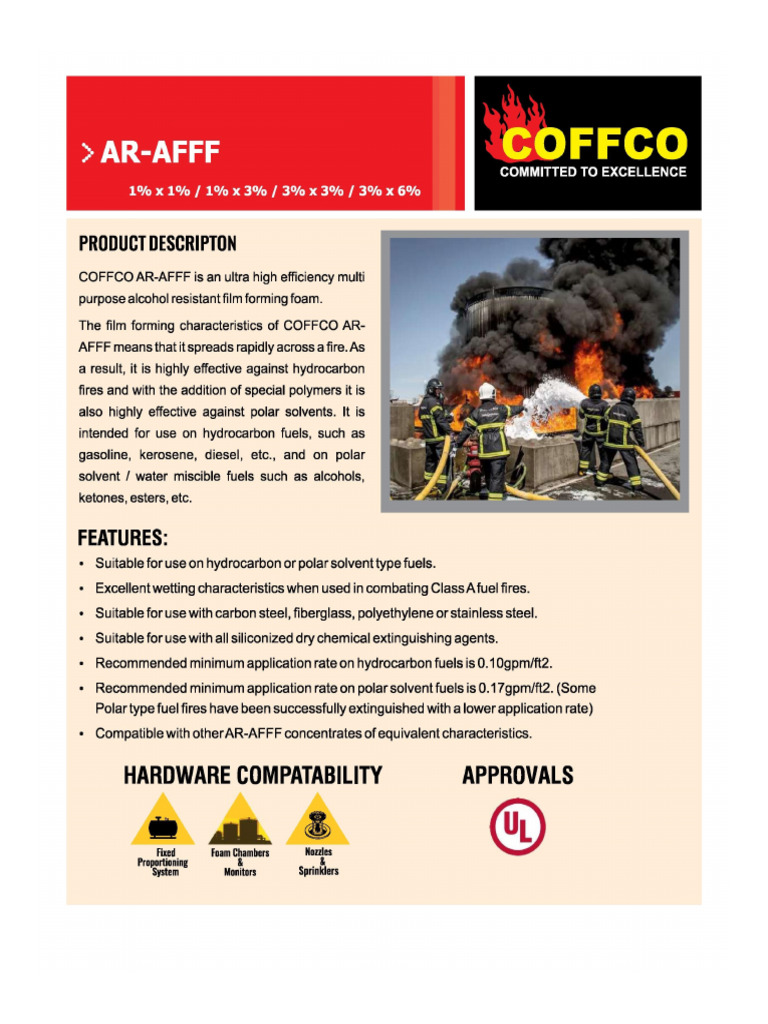 Coffco AR AFFF 3 X 3 | PDF