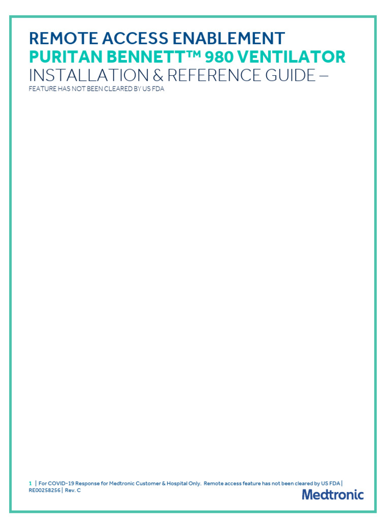 Puritan bennett 980 remote access reference guide pdf windows 10