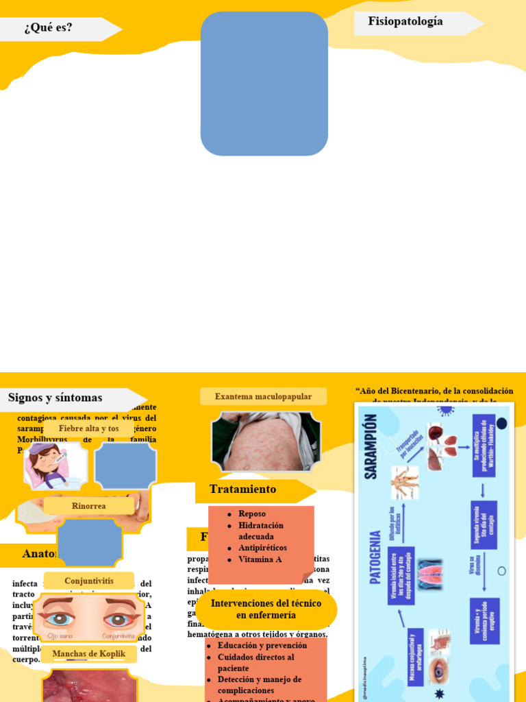 A Triptico De Sarampion Pdf Sarampión Medicina
