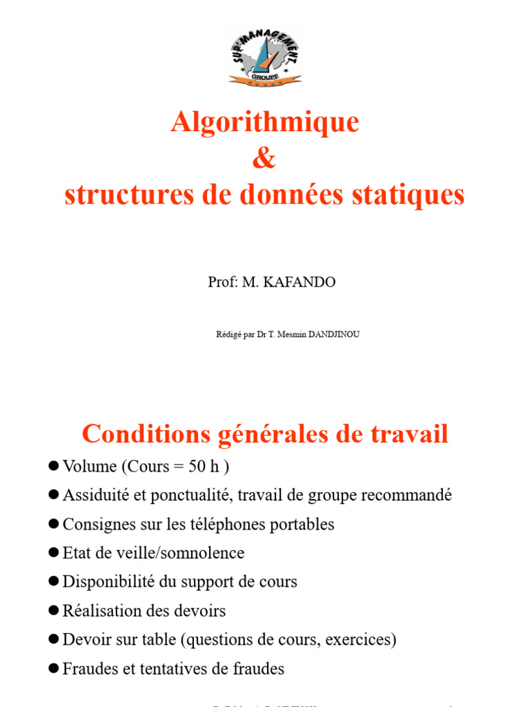 Introduction à l'algorithmique | PDF | Programmation informatique ...