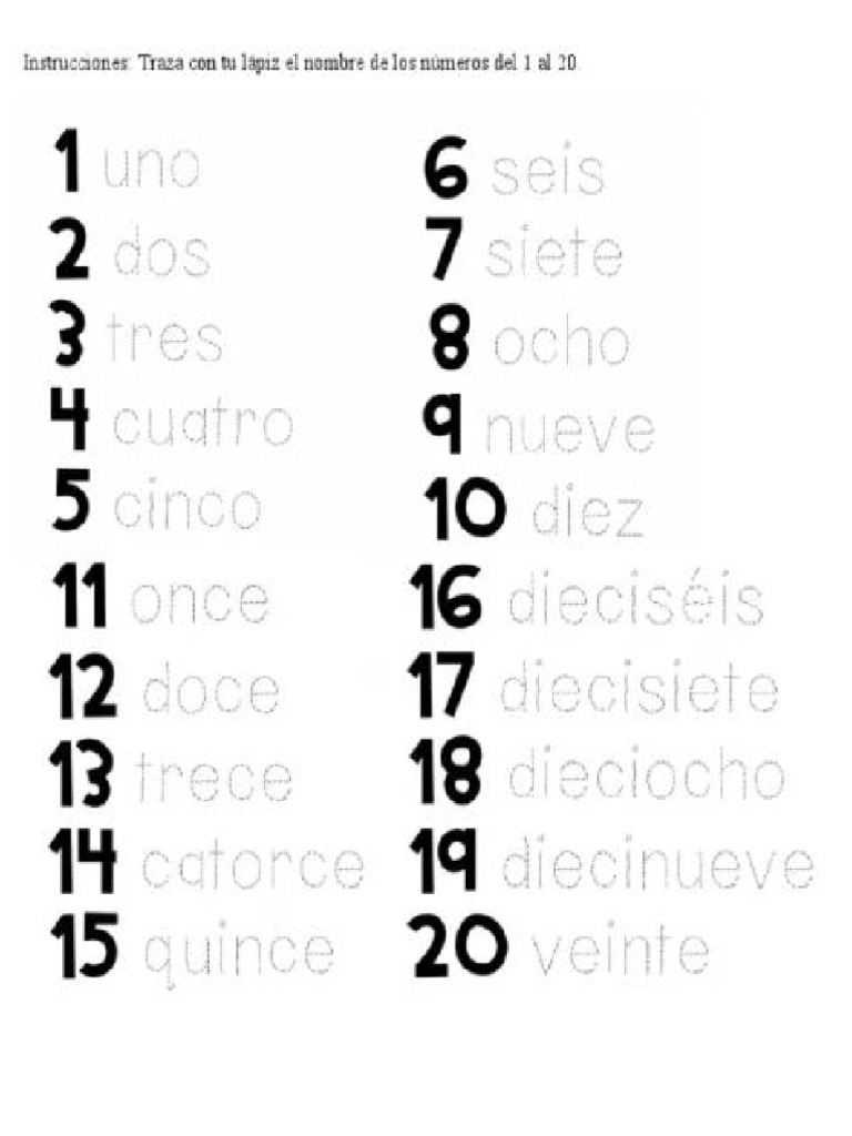 Numeros 1 20 pdf
