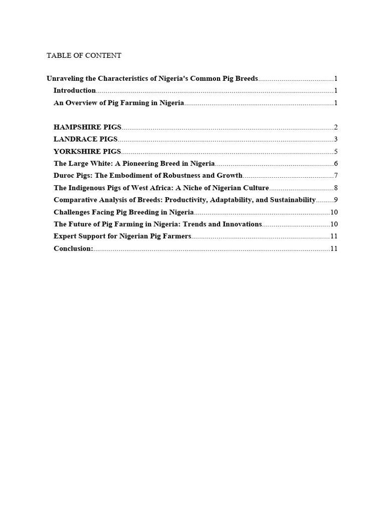 Nigeria: Unraveling the Complexity of Physical Characteristics in Depth